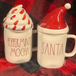 Set of Rae Dunn Christmas Mugs